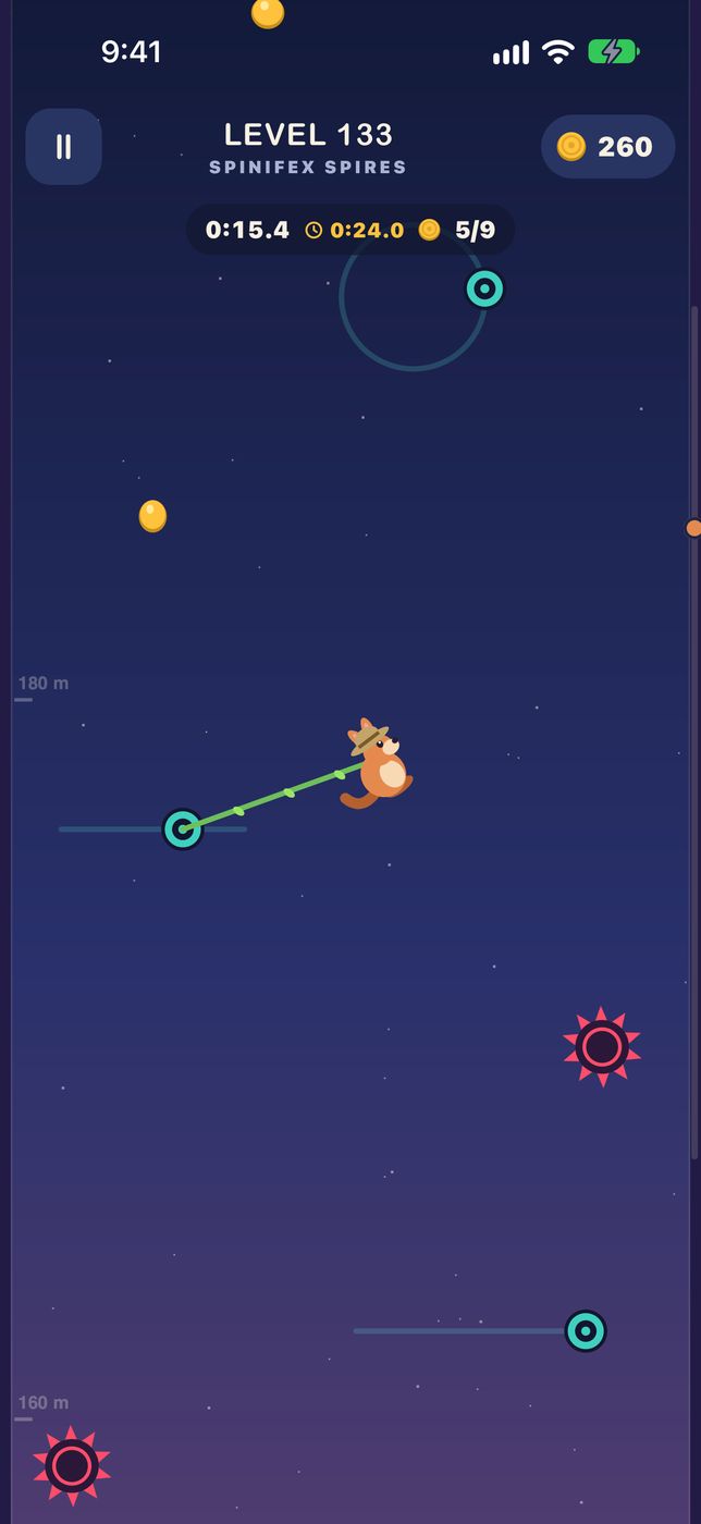 Level 133: mind the spikes.